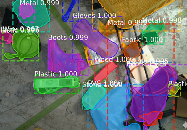 mechanical device with a round component and metal support frame designed for 9 functions and high reliability